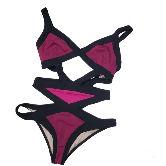 AGENT PROVOCATEUR Mazzy Swimsuit Sz 3 Medium - Picture 3 of 15